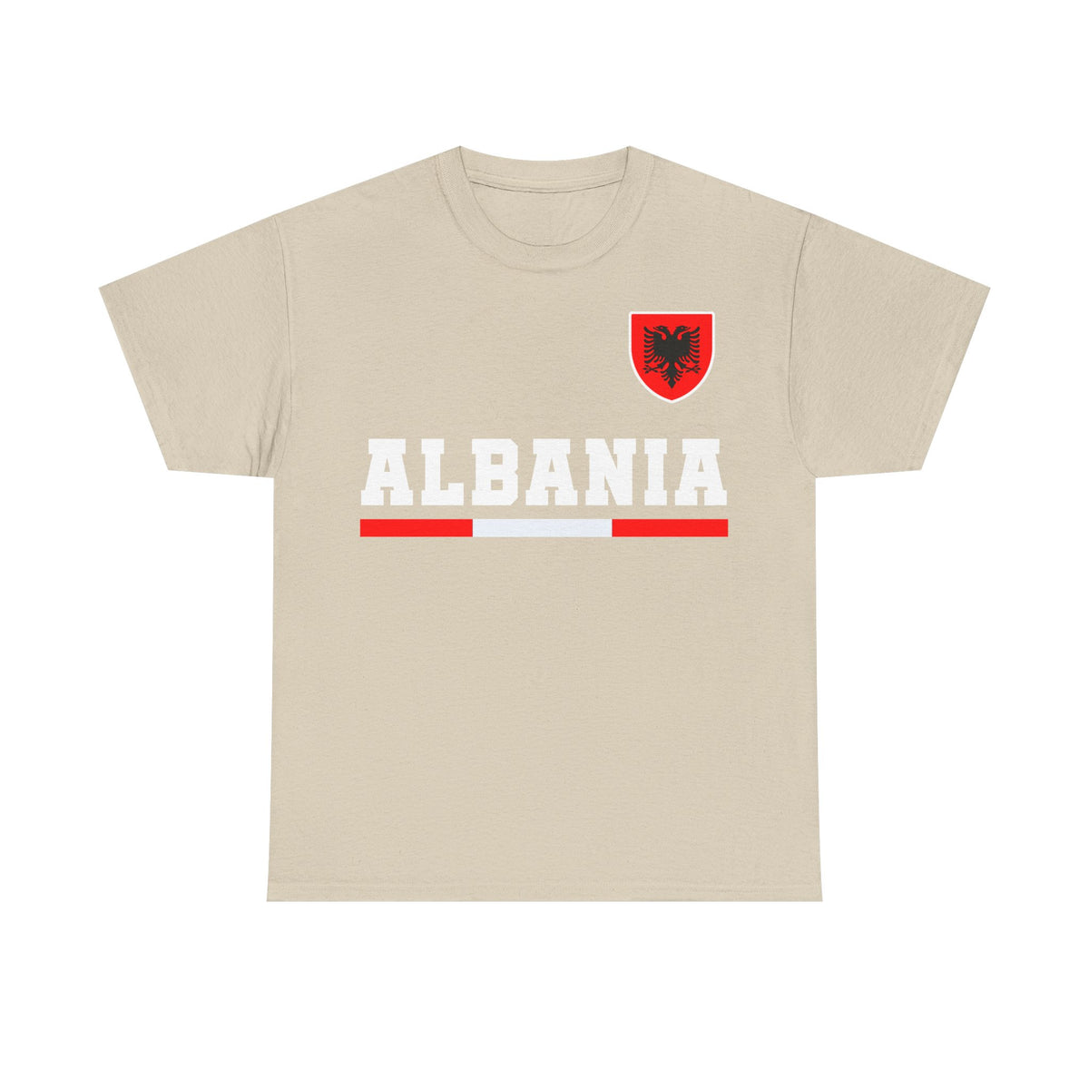 Albania Wappen Shqiptar Flagge Adler Fußball Fan Sport Unisex T Shirt