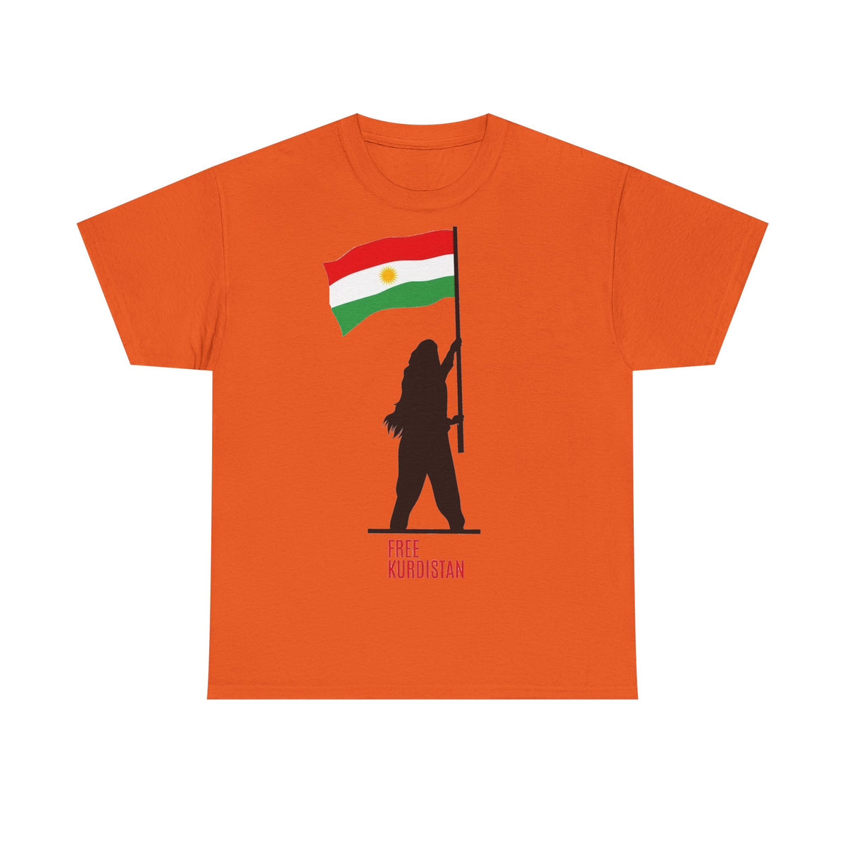 Kurdistan AZADI Flagge Heimat - Unisex T-Shirt