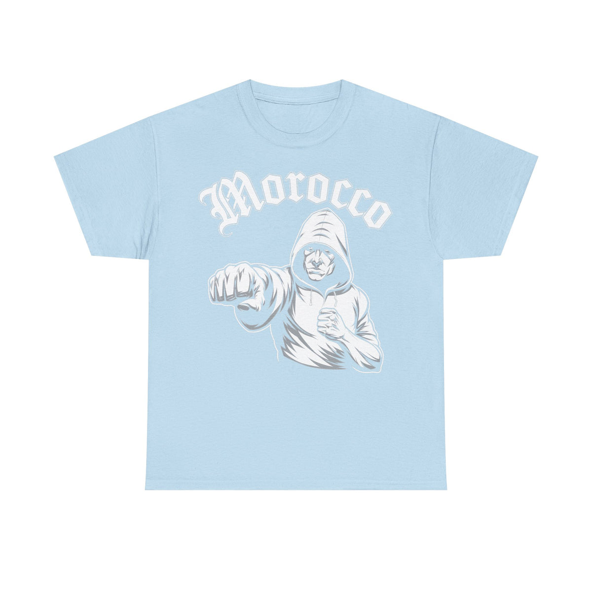 Escudo de hooligan de Marruecos Bandera de Marruecos Fútbol Aficionado Deporte Idea de regalo - Camiseta unisex