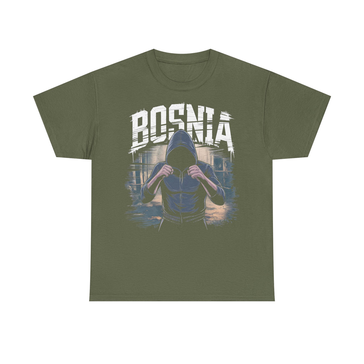 Bosnia escudo bandera orgullo patria aficionado al fútbol idea de regalo - Camiseta unisex