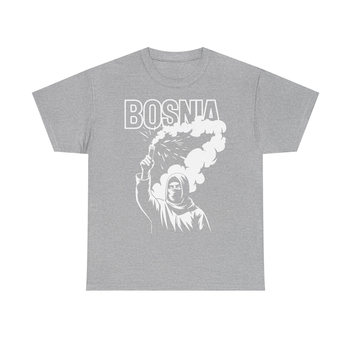 Bosnia escudo bandera orgullo patria aficionado al fútbol idea de regalo - Camiseta unisex