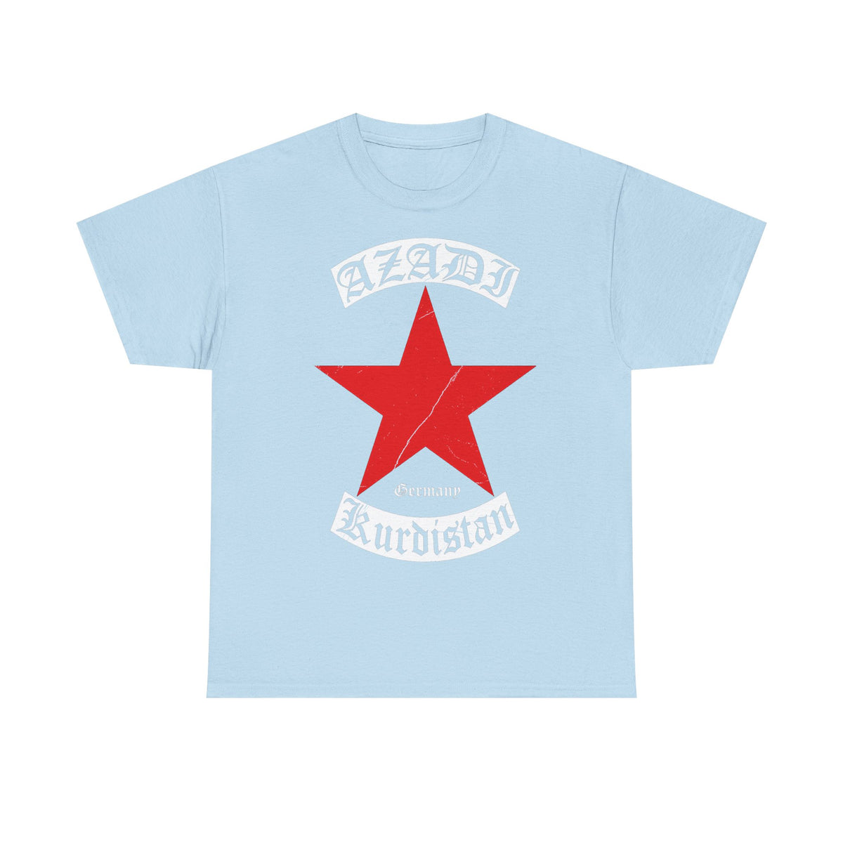 Kurdistán Azadi Escudo Bandera Patria Newroz Regalo - Camiseta unisex