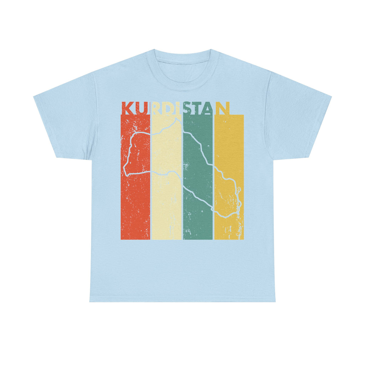 Kurdistán Azadi Escudo Bandera Patria Newroz Regalo - Camiseta unisex