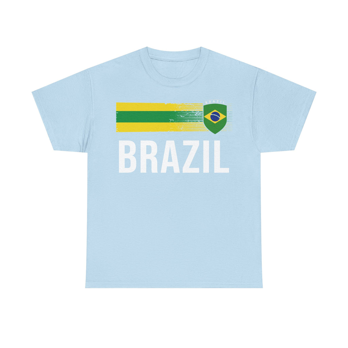 Brazil Brasilien Wappen Flagge Sport Fan Fußball Geschenkidee - Unisex T-Shirt