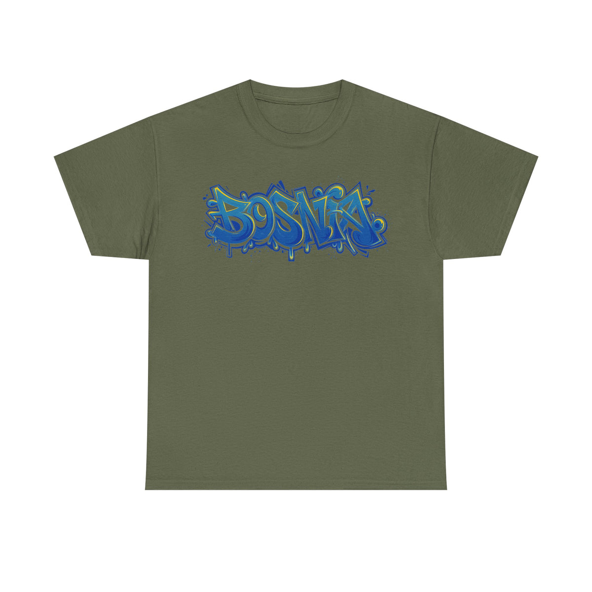Bosnia escudo bandera orgullo patria aficionado al fútbol idea de regalo - Camiseta unisex