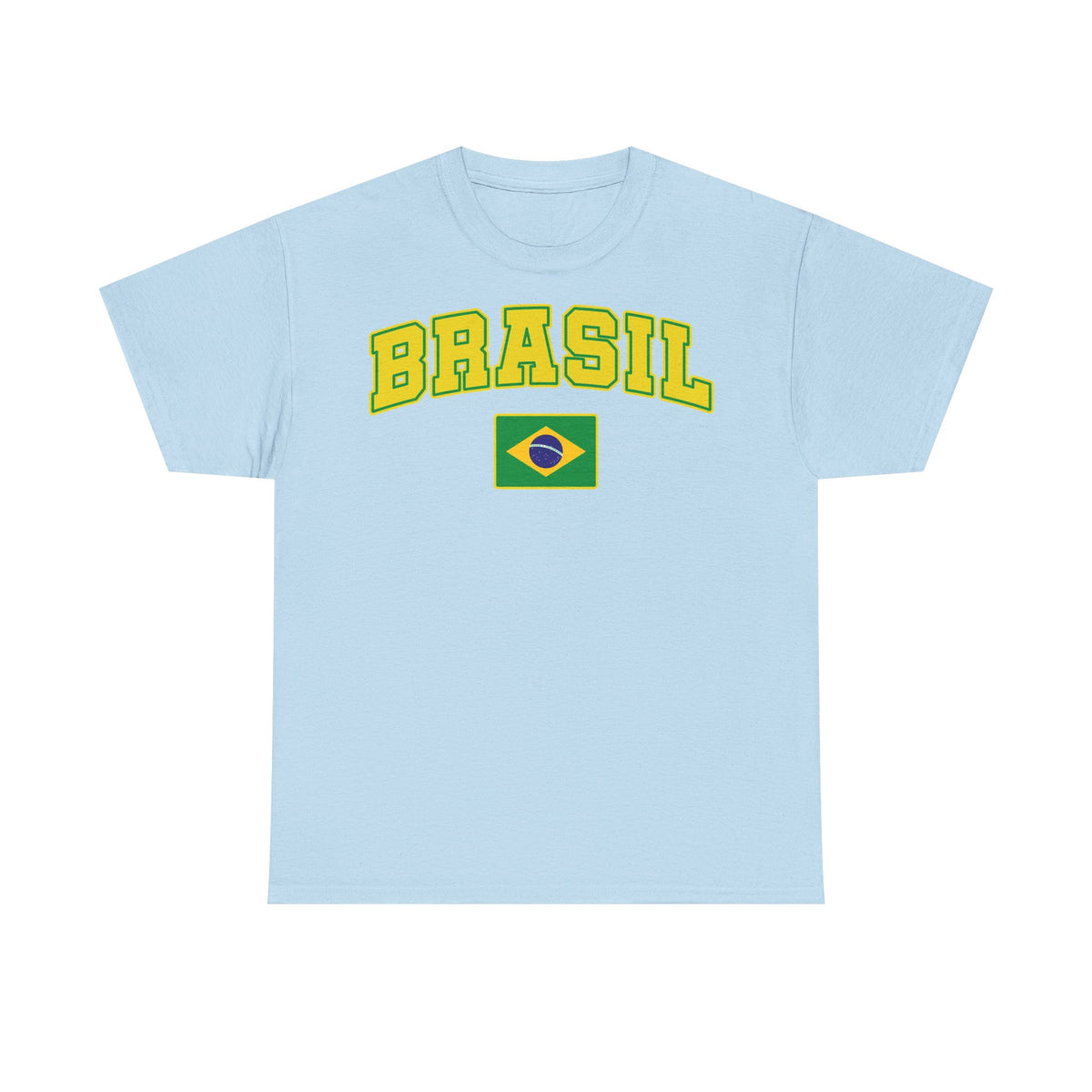 Brazil Brasilien Wappen Flagge Sport Fan Fußball Geschenkidee - Unisex T-Shirt
