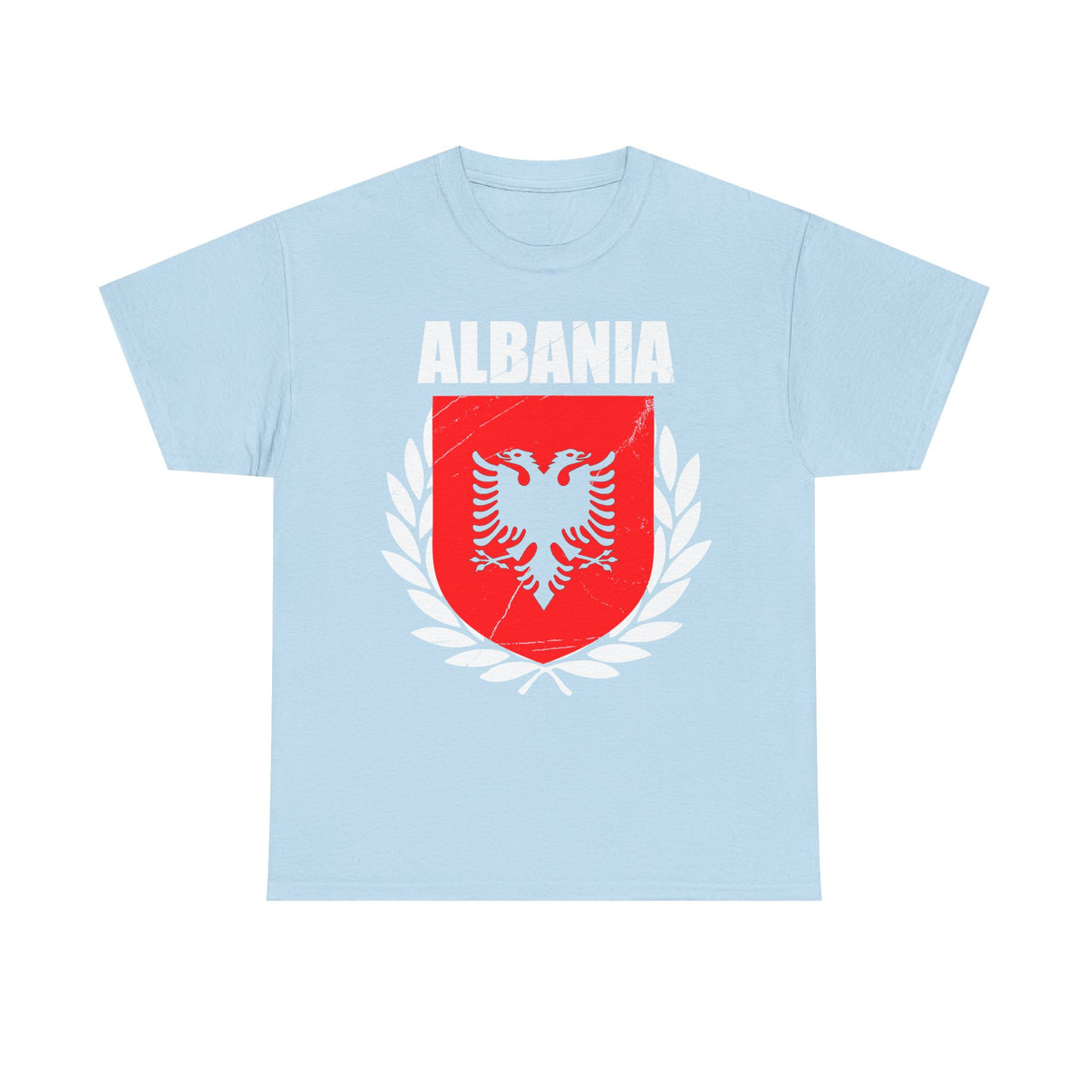 Camiseta unisex de Albania, escudo albanés, bandera, águila, fútbol, aficionado, deporte