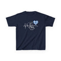 Greece Griechenland Flagge Wappen Heimat Fußball Sport Fan Geschenkidee - Für Kinder & Jugendliche Unisex T-Shirt