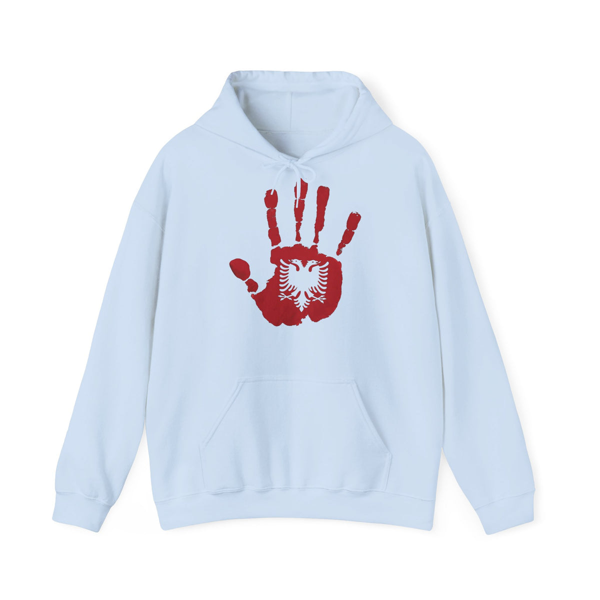 Albania DNA Handabdruck Flagge Adler - Unisex Hoodie