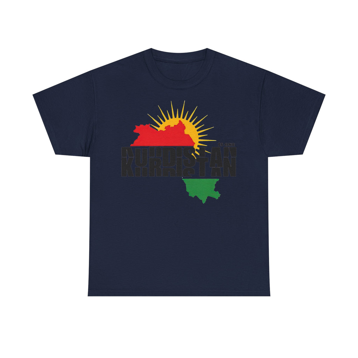 Kurdistan is ONE Flagge Heimat Newroz - Unisex T-Shirt
