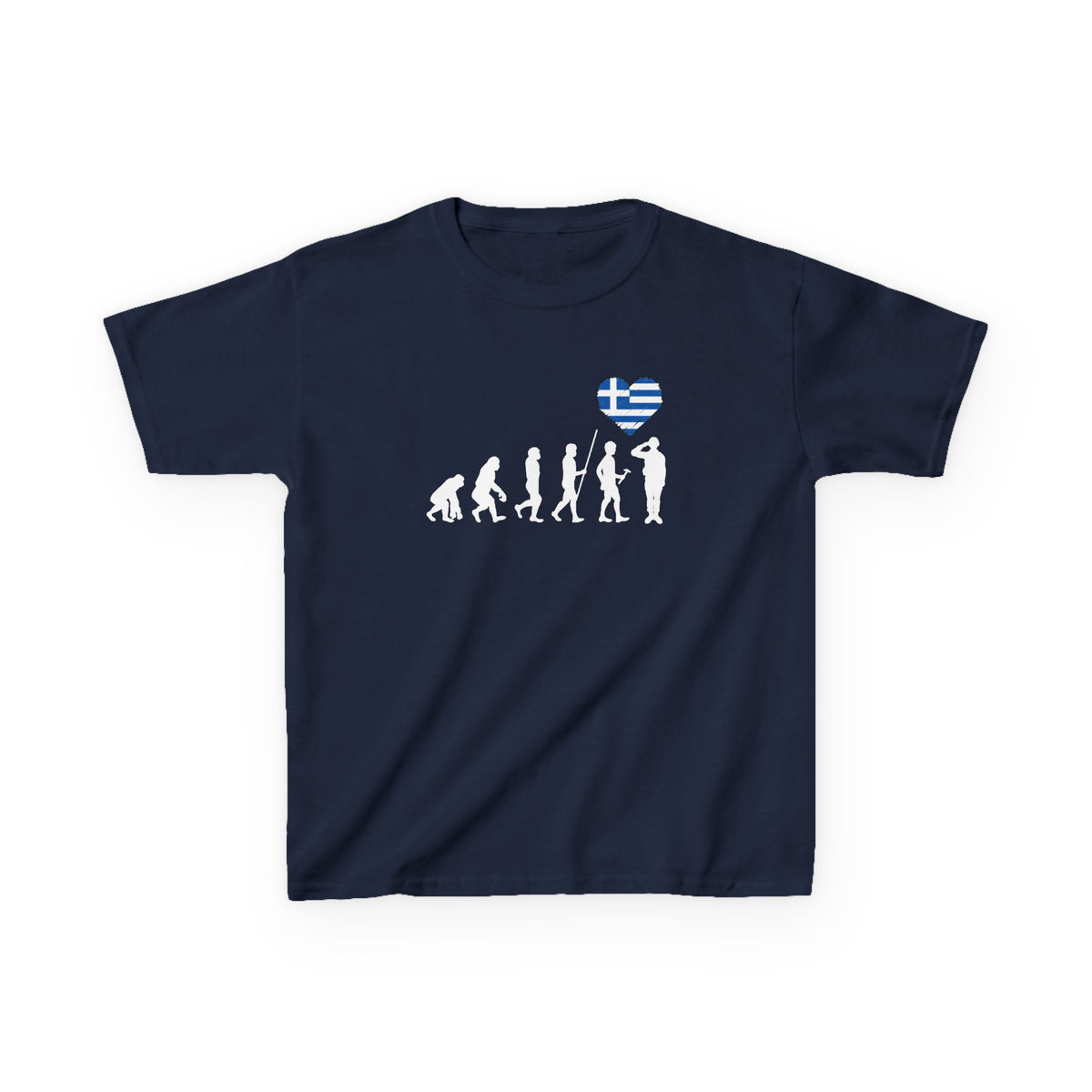 Greece Griechenland Flagge Wappen Heimat Fußball Sport Fan Geschenkidee - Für Kinder & Jugendliche Unisex T-Shirt
