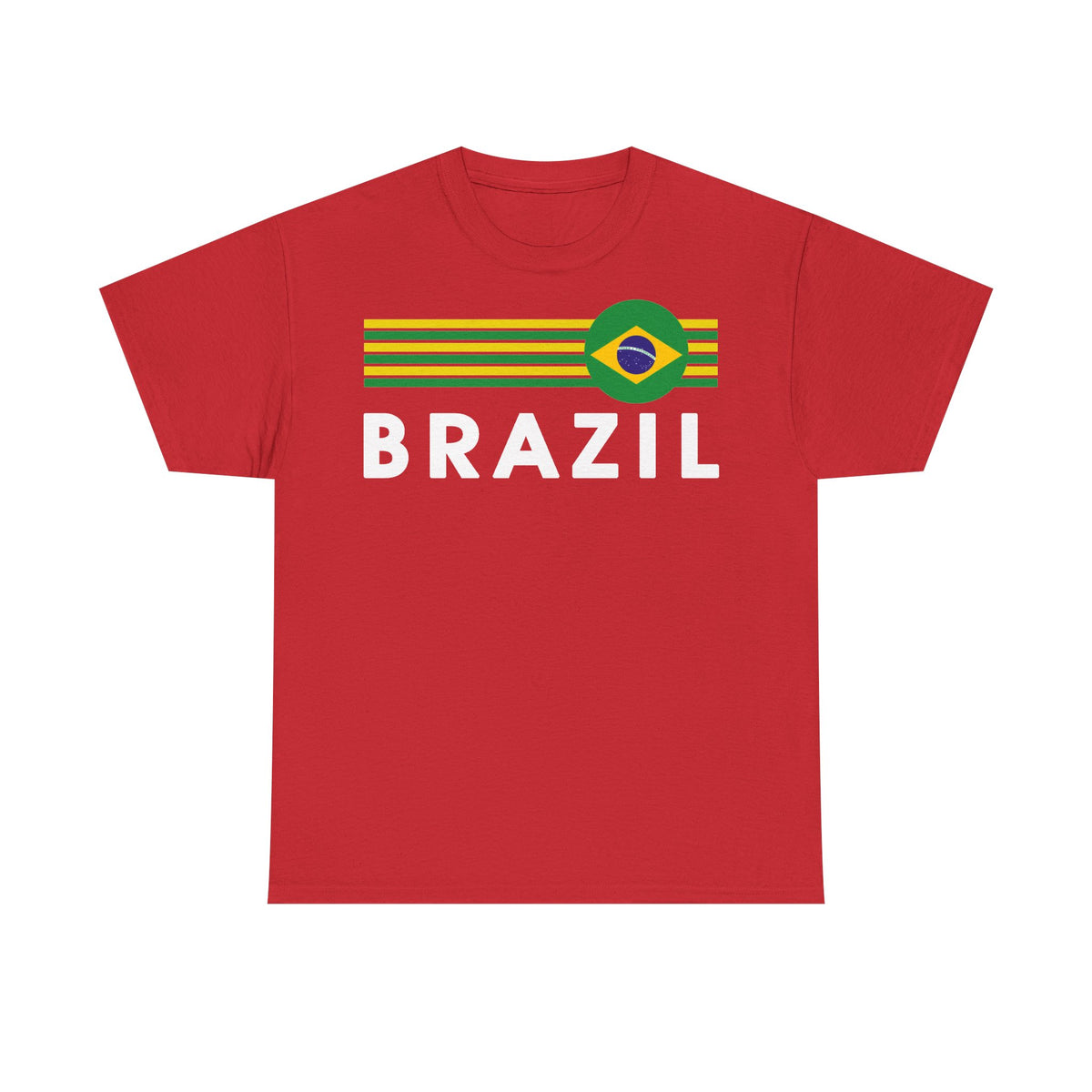 Brazil Brasilien Wappen Flagge Sport Fan Fußball Geschenkidee - Unisex T-Shirt