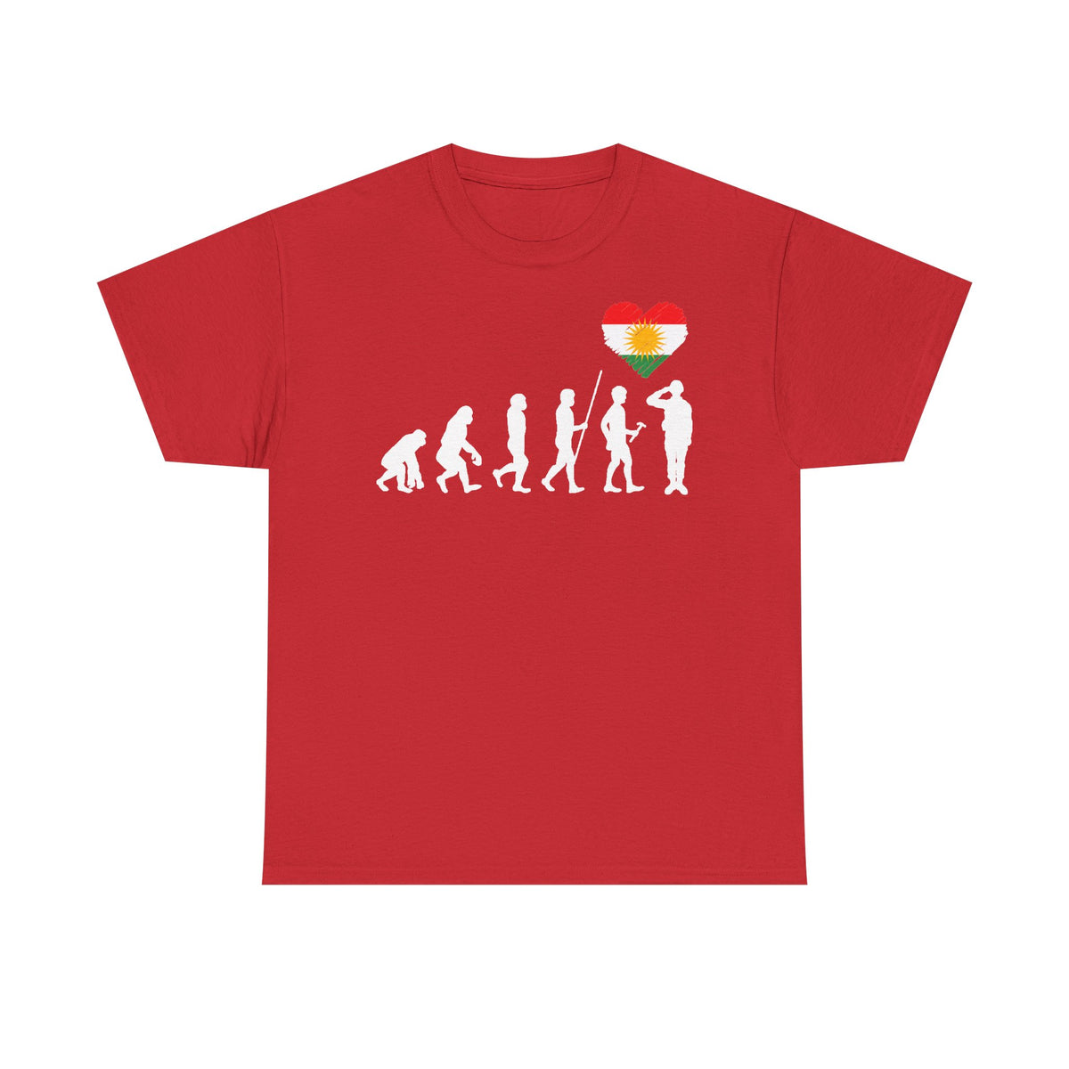 Kurdistán Azadi Escudo Bandera Patria Newroz Regalo - Camiseta unisex
