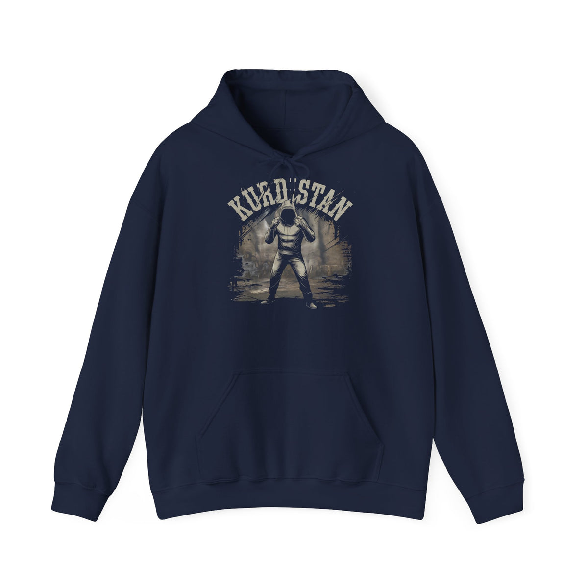 Kurdistan hooligan patria orgoglio stemma bandiera sport calcio tifoso regalo - Felpa con cappuccio unisex