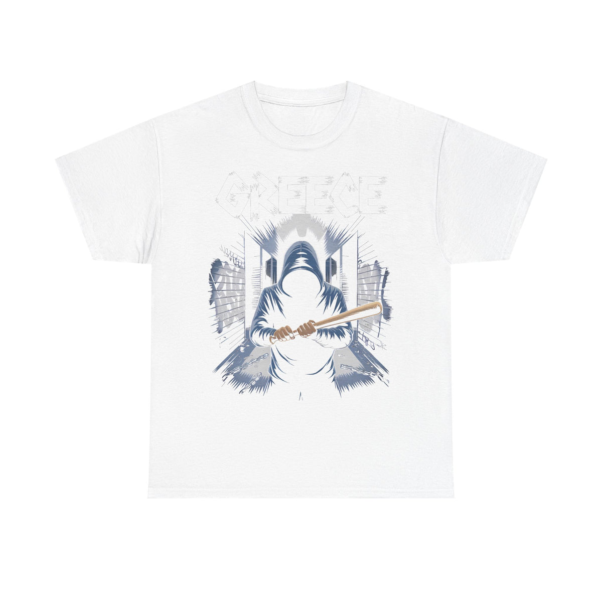 Grecia Grecia hooligan bandera escudo patria fútbol deporte aficionado idea de regalo - camiseta unisex