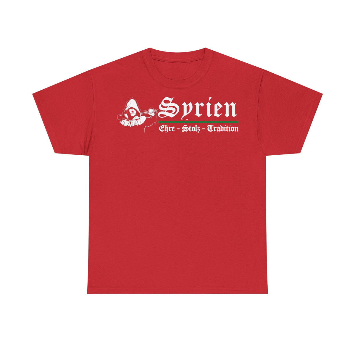 Syria Syrien Wappen Flagge Heimat Sport Fan Geschenkidee - Unisex T-Shirt