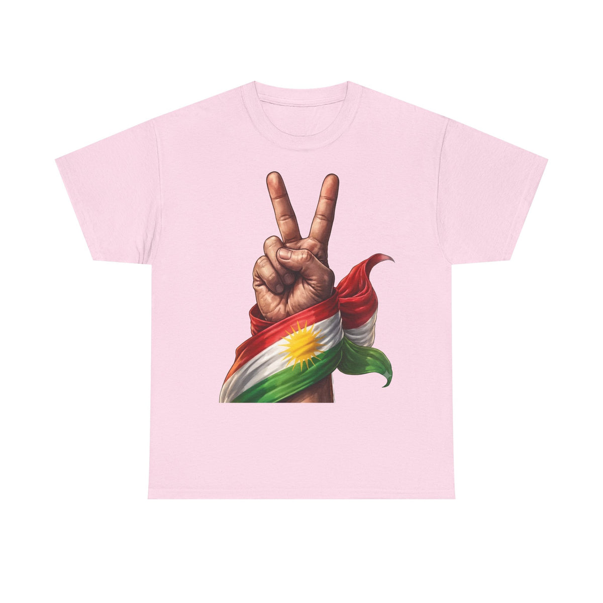 Kurdistán Paz Bandera Patria Orgullo - Camiseta unisex