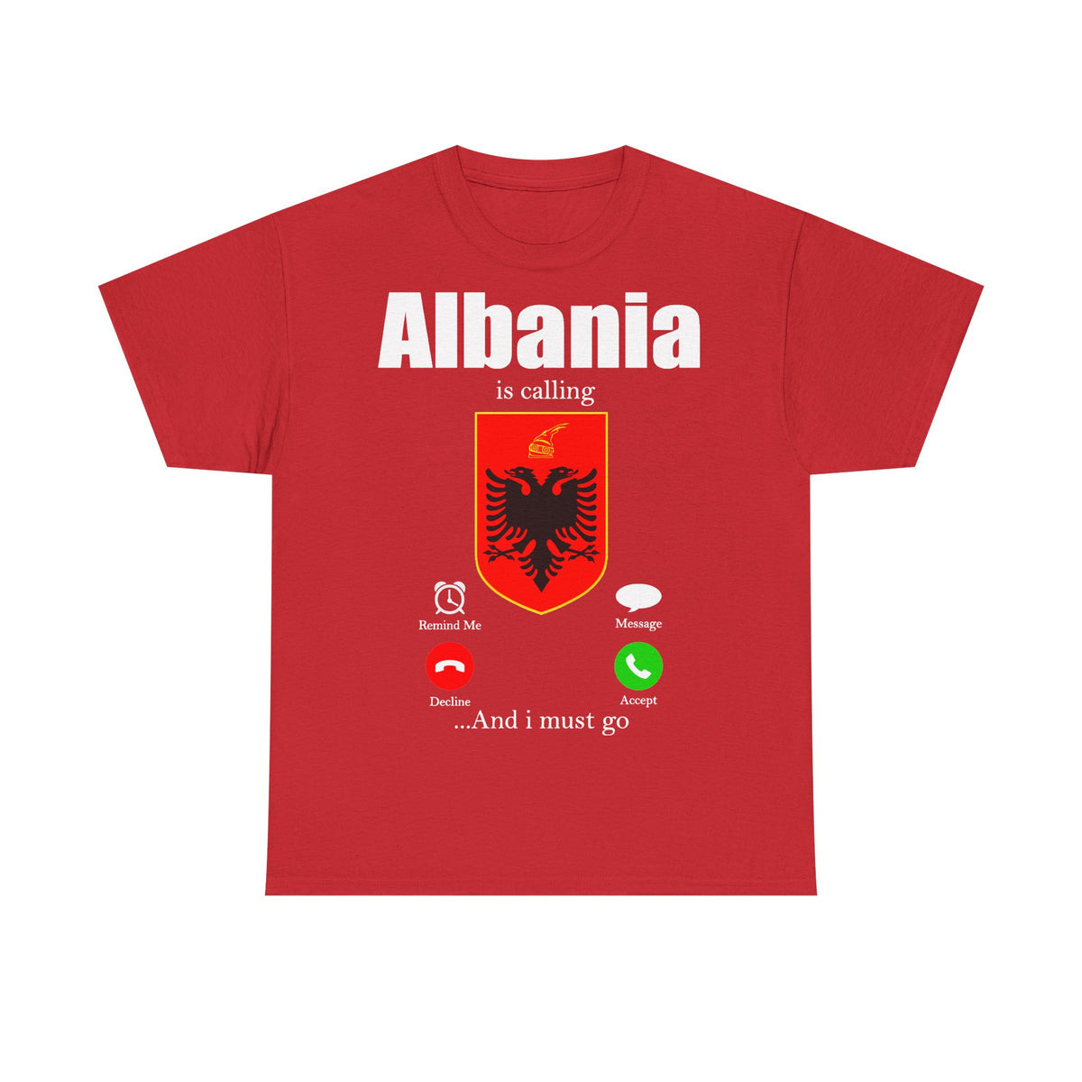 Camiseta unisex de Albania, escudo albanés, bandera, águila, fútbol, aficionado, deporte