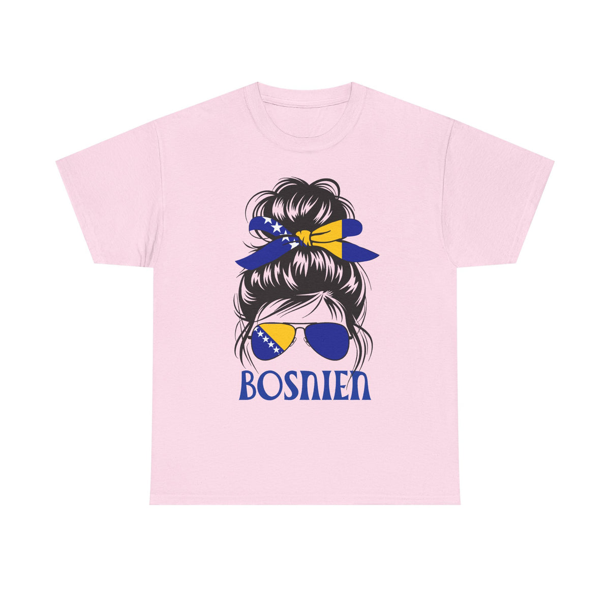 Bosnia Wappen Flagge Stolz Heimat Fußball fan Geschenkidee - Unisex T-Shirt