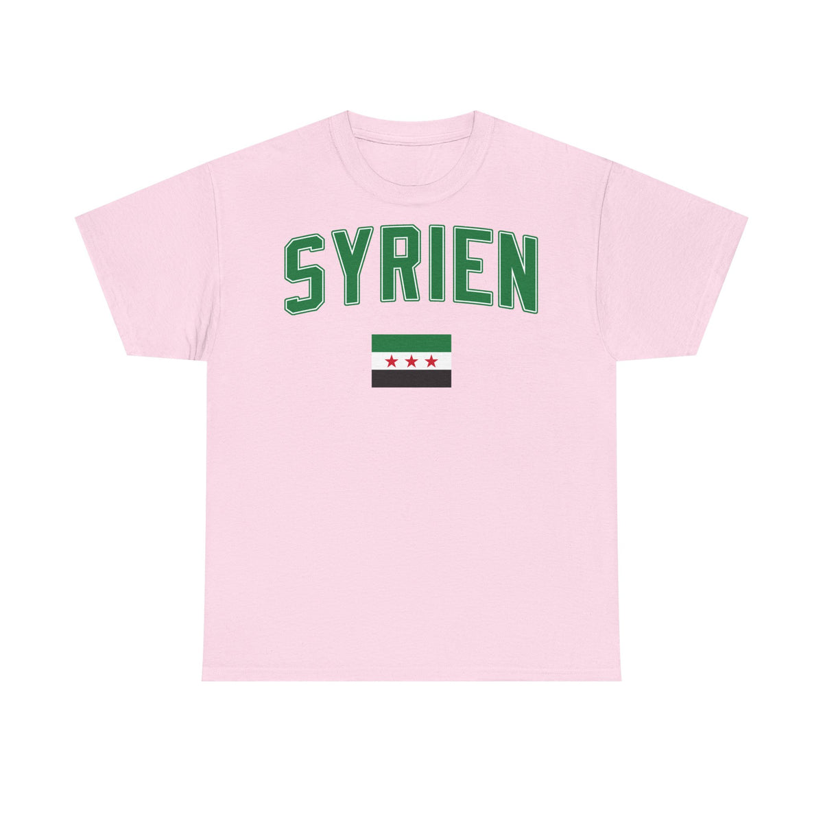 Syria Syrien Wappen Flagge Heimat Sport Fan Geschenkidee - Unisex T-Shirt