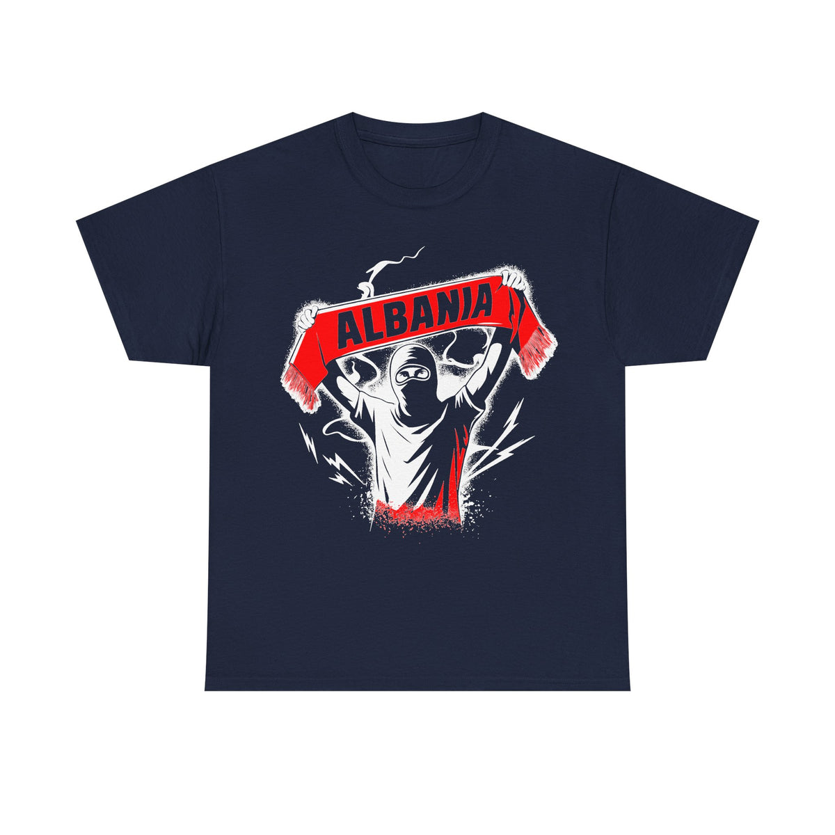Albania Hooligan Wappen Shqiptar Flagge Adler Fußball Fan Sport - Unisex T Shirt