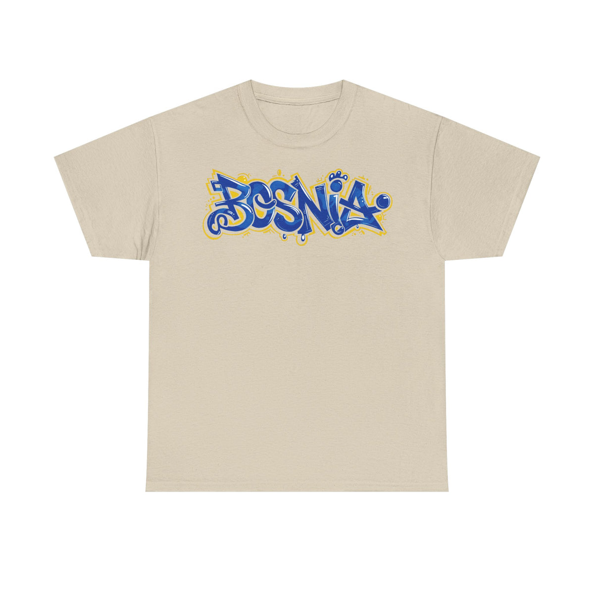 Bosnia escudo bandera orgullo patria aficionado al fútbol idea de regalo - Camiseta unisex