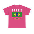 Brazil Brasilien Wappen Flagge Sport Fan Fußball Geschenkidee - Unisex T-Shirt