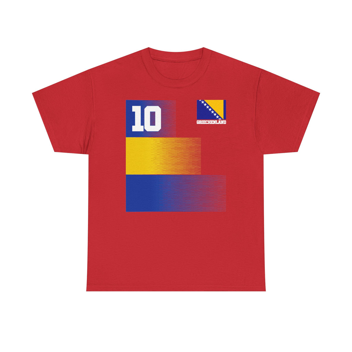 Bosnia Wappen Flagge Stolz Heimat Fußball fan Geschenkidee - Unisex T-Shirt