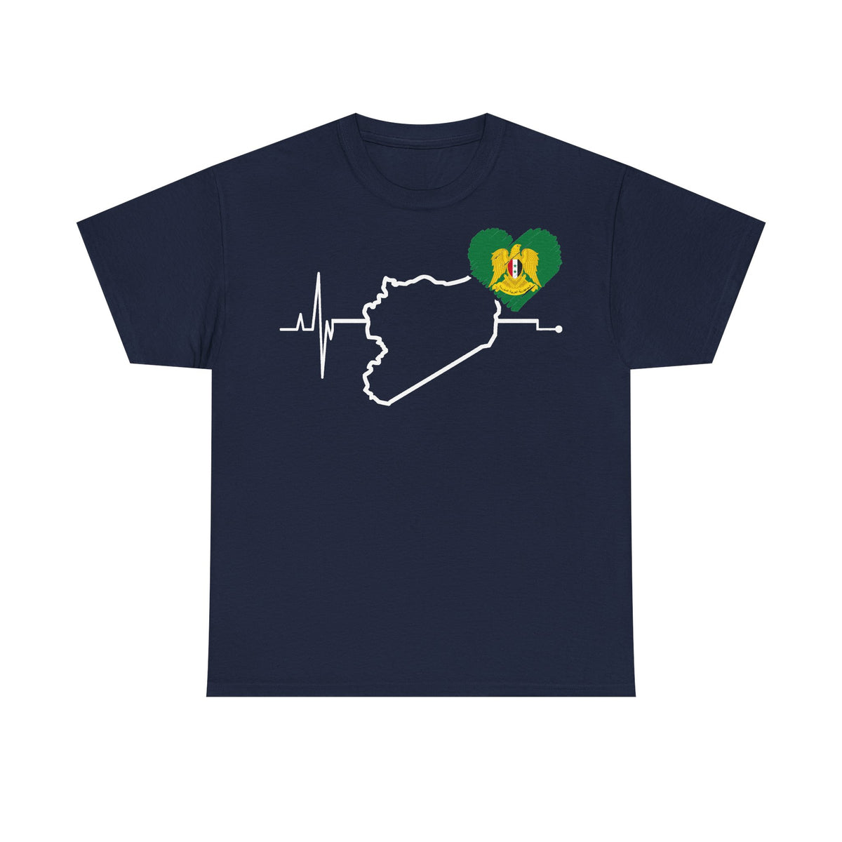Syria Syrien Wappen Flagge Heimat Sport Fan Geschenkidee - Unisex T-Shirt