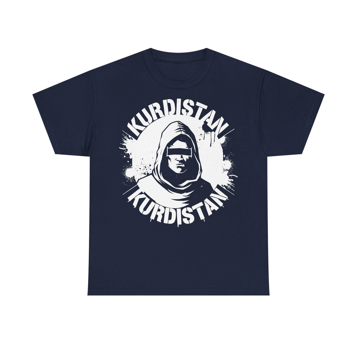 Camiseta unisex con escudo, bandera y regalo para los aficionados del Kurdistán: Azadi, patria