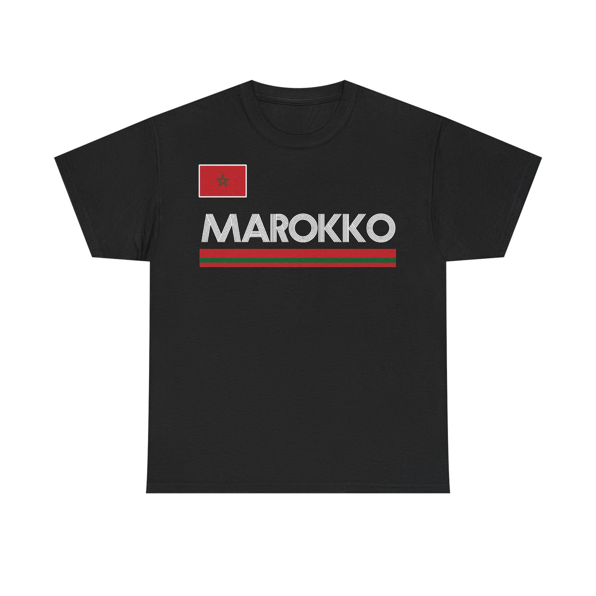 Marruecos Escudo Morocco Bandera Orgullo Fútbol Fan Deporte FIdea de regalo - Camiseta unisex