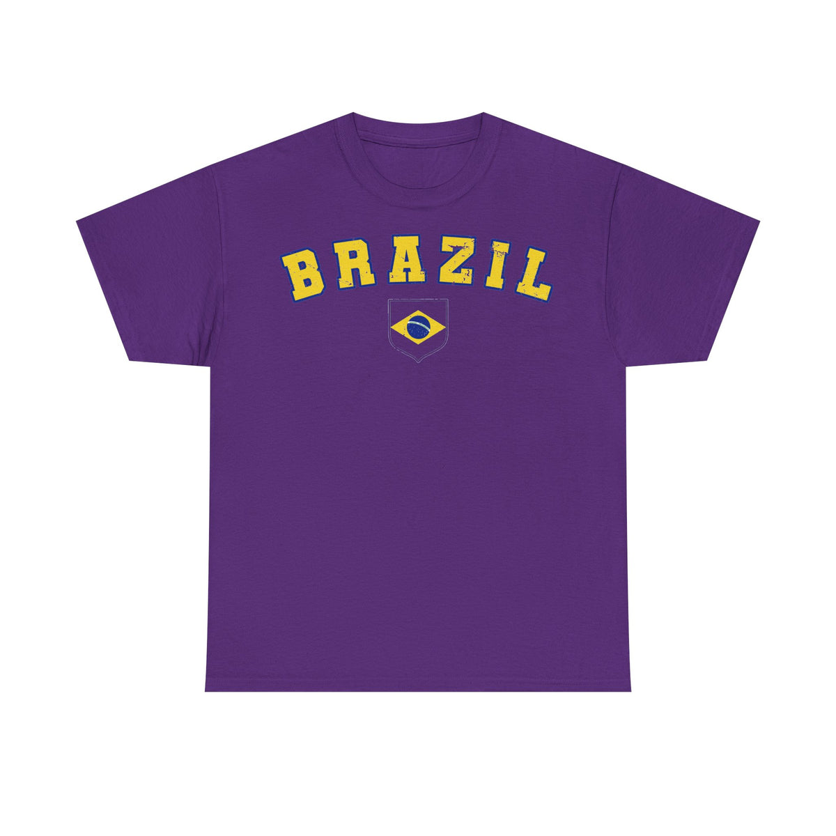 Brazil Brasilien Wappen Flagge Sport Fan Fußball Geschenkidee - Unisex T-Shirt
