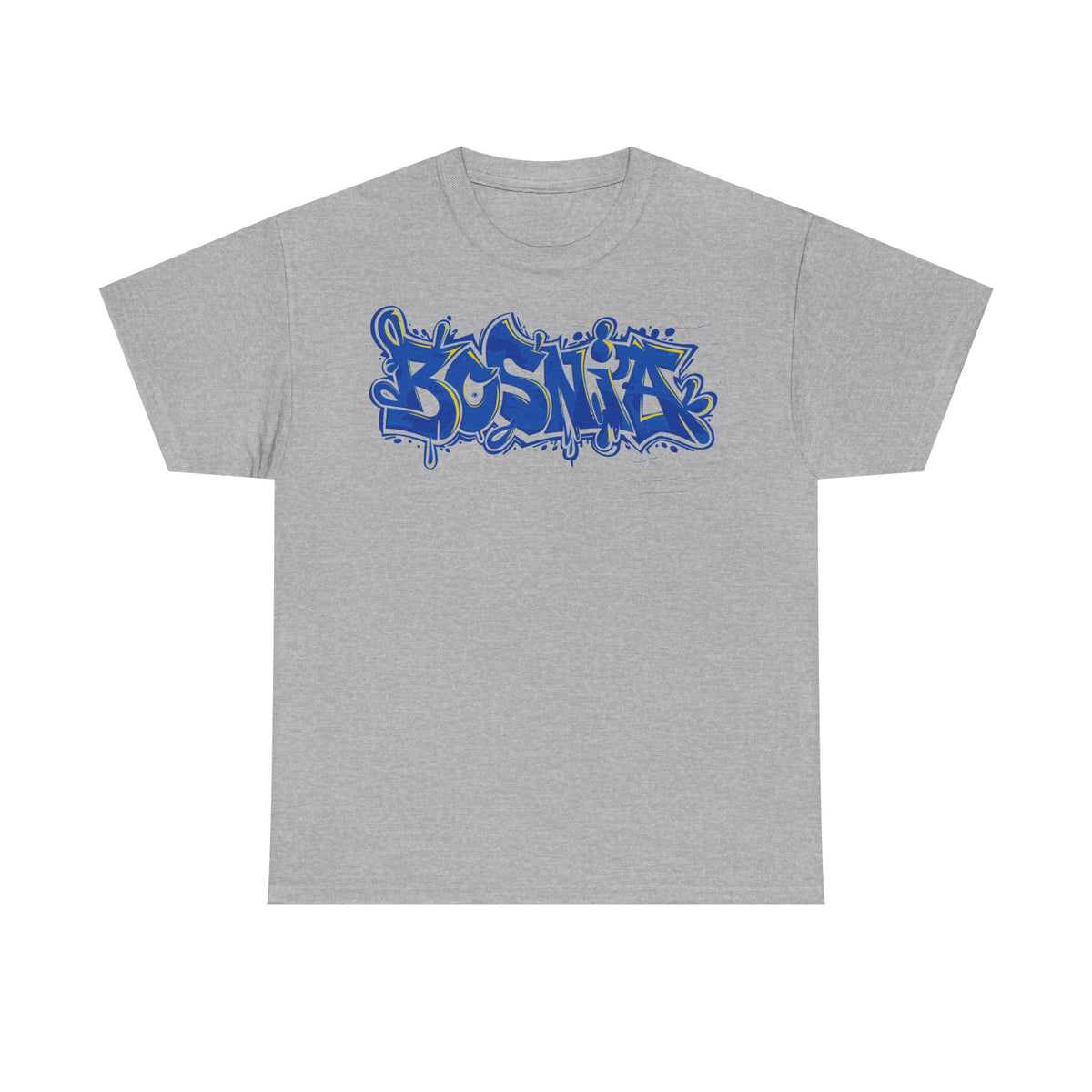 Bosnia escudo bandera orgullo patria aficionado al fútbol idea de regalo - Camiseta unisex
