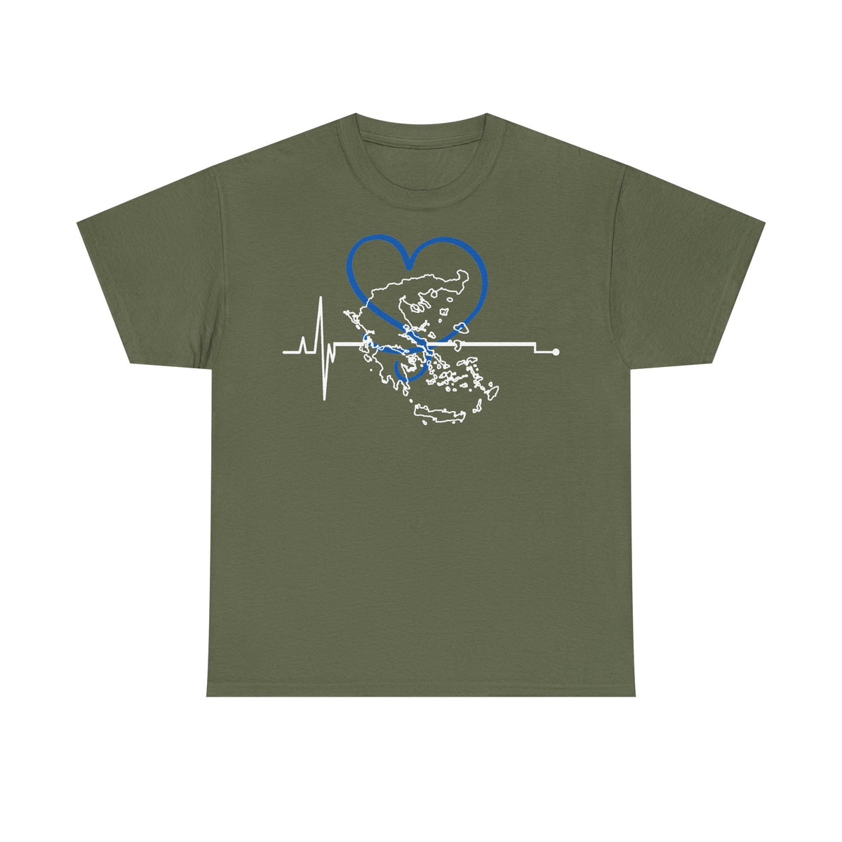Grecia Grecia Bandera Escudo Patria Fútbol Deporte Aficionado Idea de regalo - Camiseta unisex