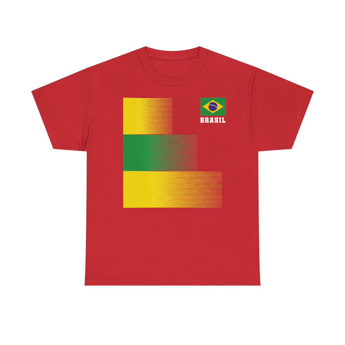 Brazil Brasilien Wappen Flagge Sport Fan Fußball Geschenkidee - Unisex T-Shirt