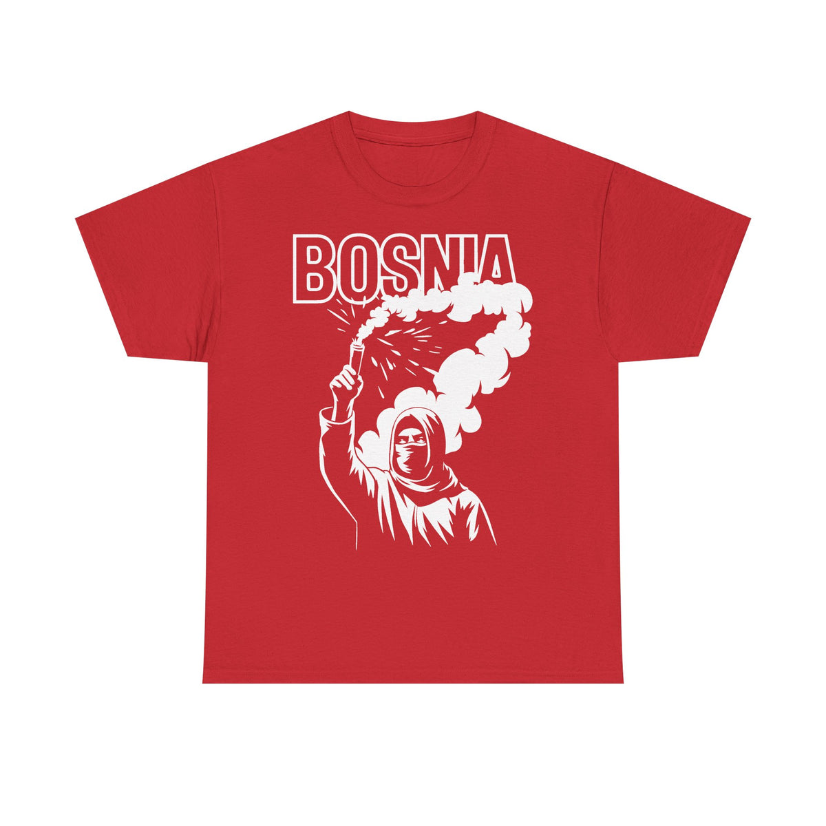 Bosnia escudo bandera orgullo patria aficionado al fútbol idea de regalo - Camiseta unisex