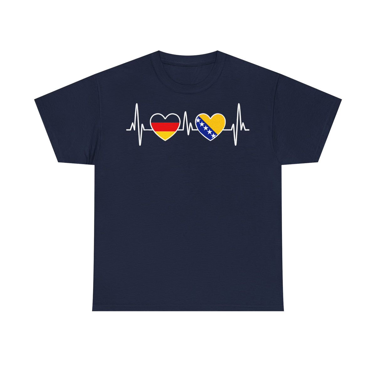 Bosnia Wappen Flagge Stolz Heimat Fußball fan Geschenkidee - Unisex T-Shirt