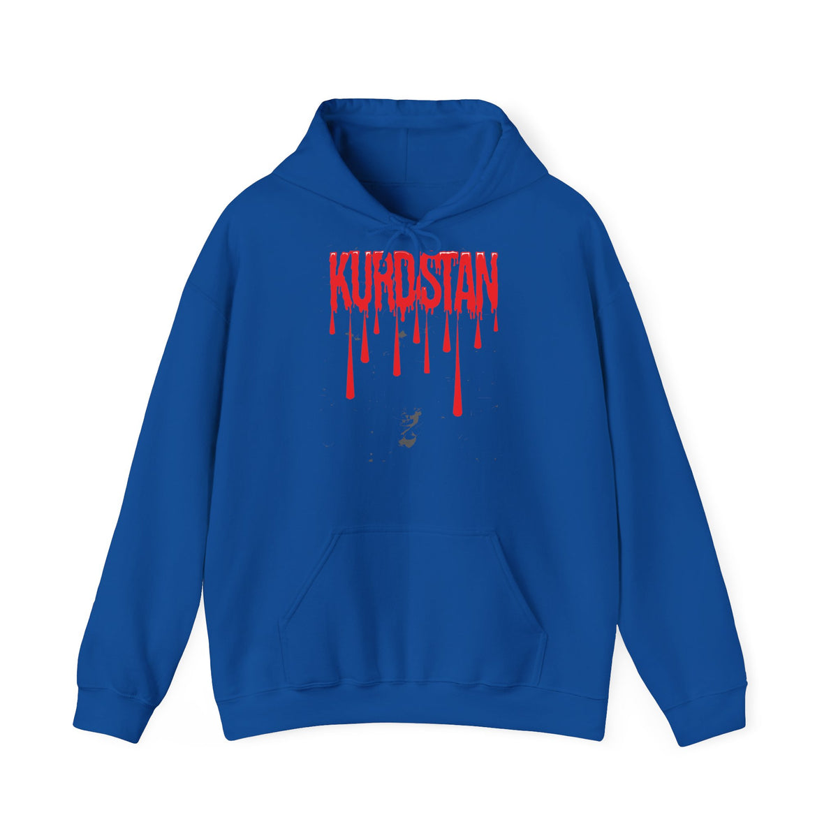Kurdistan patria orgoglio stemma bandiera sport calcio regalo per tifosi - felpa con cappuccio unisex