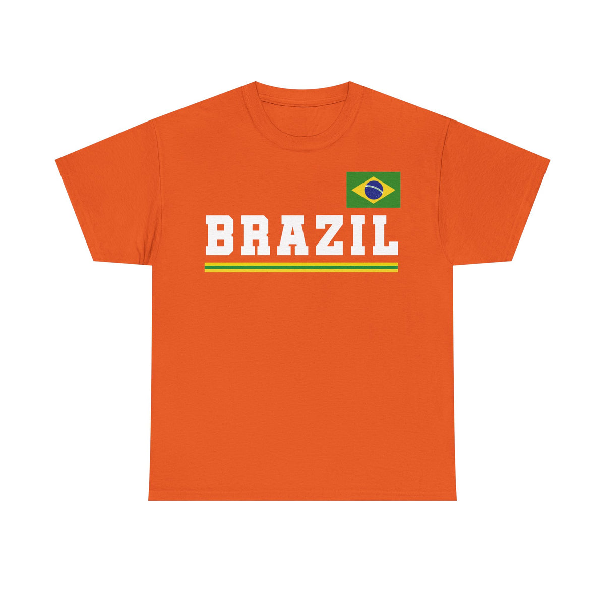 Brazil Brasilien Wappen Flagge Sport Fan Fußball Geschenkidee - Unisex T-Shirt