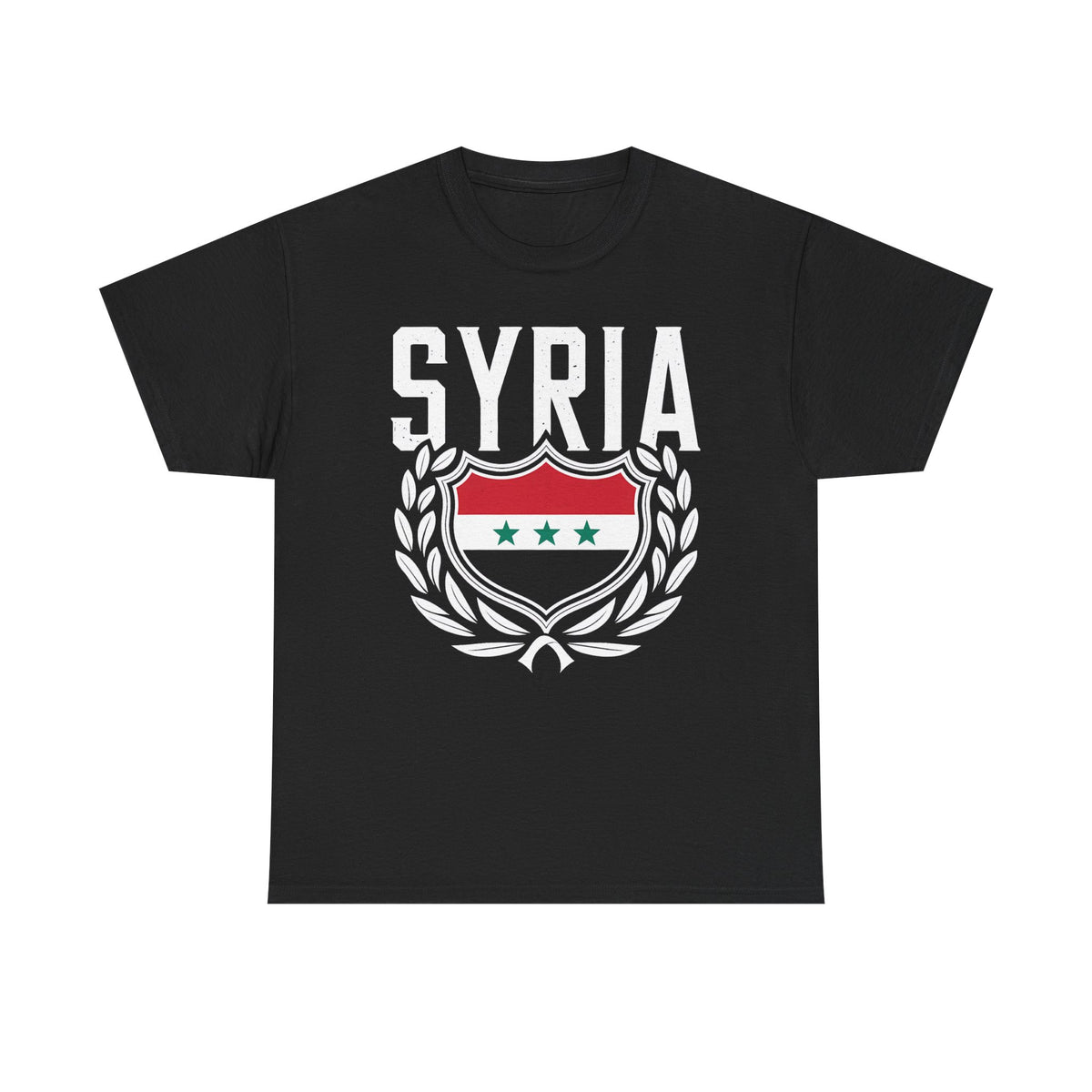 Syria Syrien Hooligan Wappen Flagge Heimat Sport Fußball Fan Geschenkidee - Unisex T-Shirt