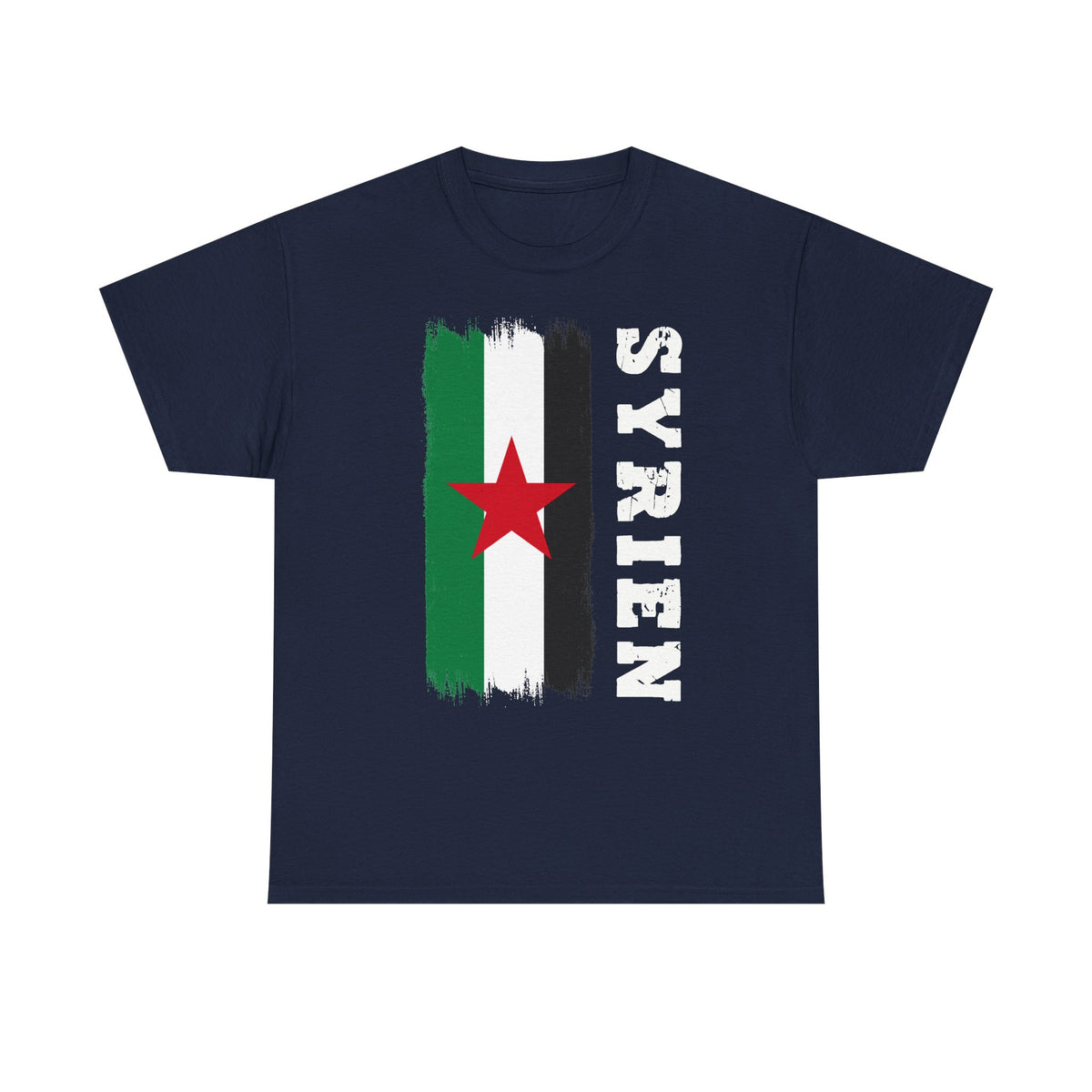 Syria Syrien Wappen Flagge Heimat Sport Fan Geschenkidee - Unisex T-Shirt