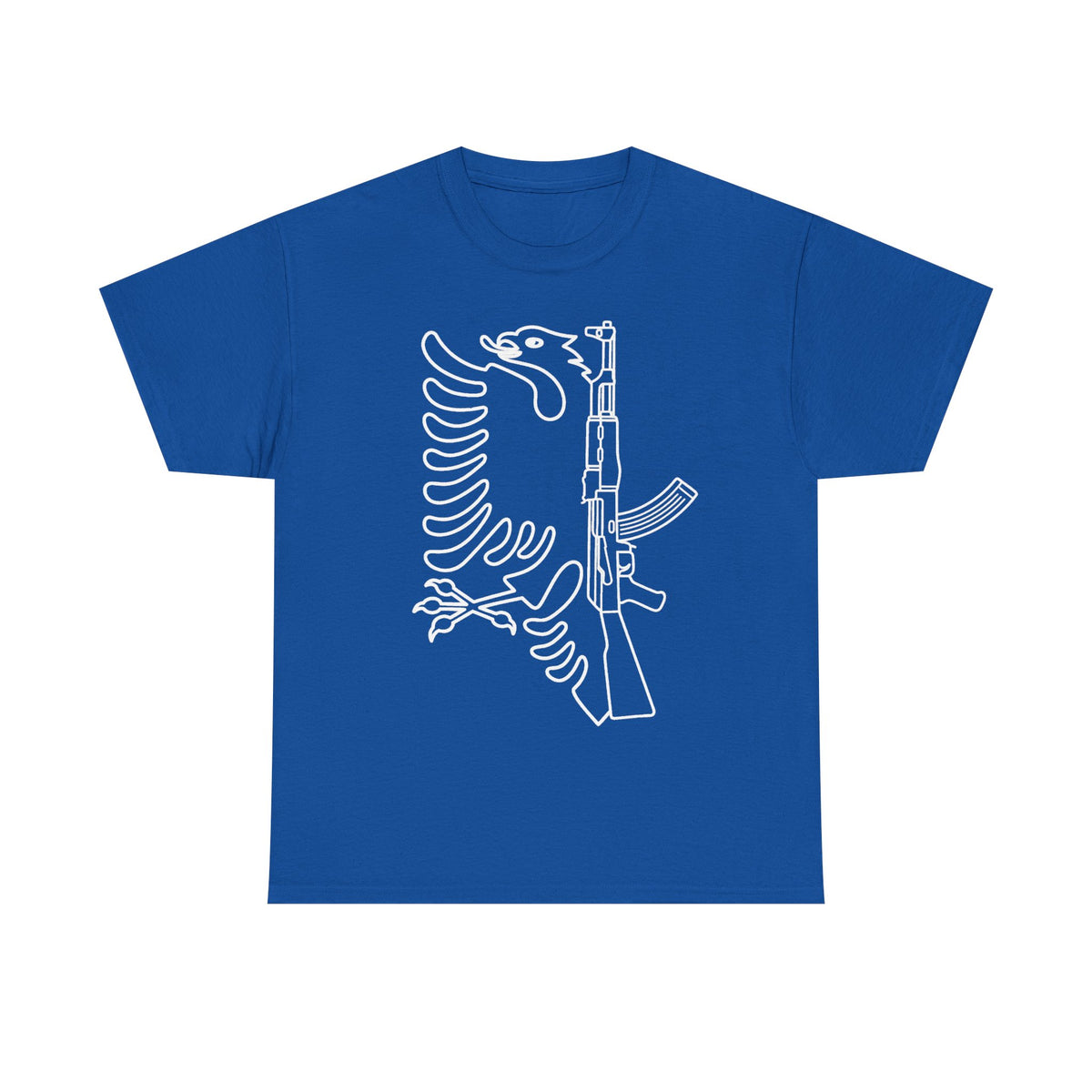 Águila albanesa AK Urbana callejera Bandera Orgullo - Camiseta unisex
