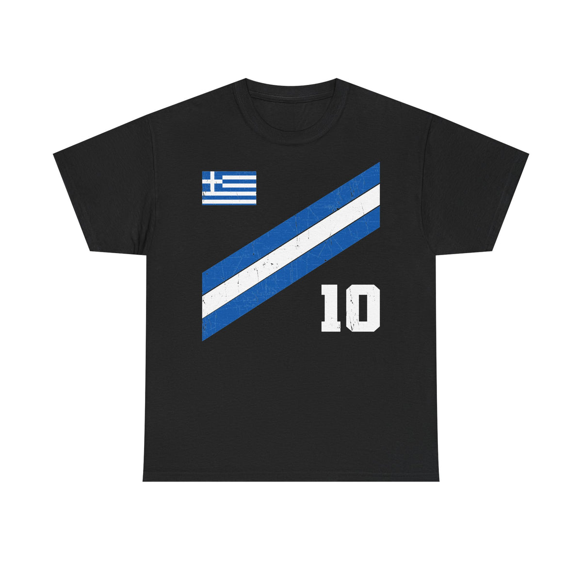 Grecia Grecia Bandera Escudo Patria Fútbol Deporte Aficionado Idea de regalo - Camiseta unisex