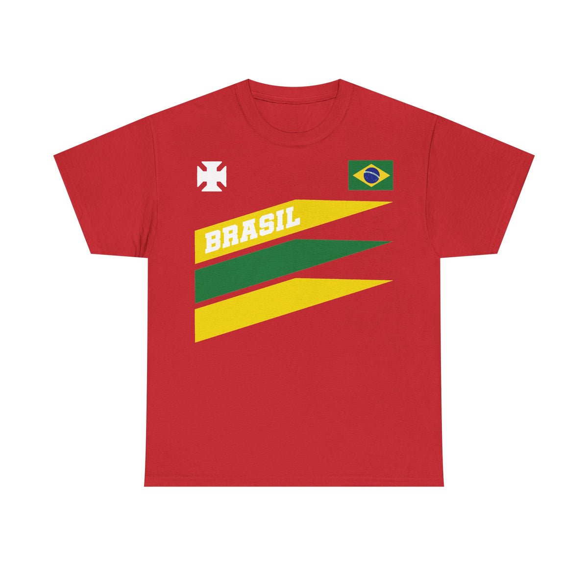 Brazil Brasilien Wappen Flagge Sport Fan Fußball Geschenkidee - Unisex T-Shirt