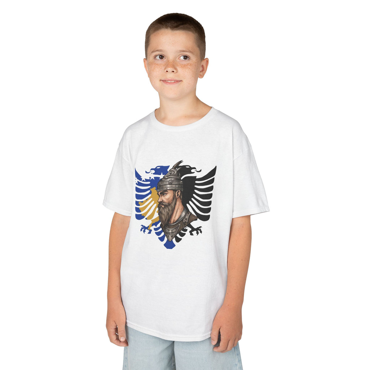 Legend of Skanderbeg Albania Kosovo - Unisex Kinder & Jugendliche T-Shirt