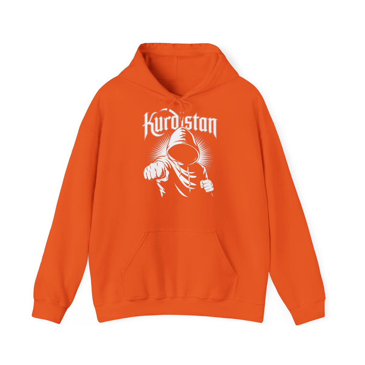 Kurdistan hooligan patria orgoglio stemma bandiera sport calcio tifoso regalo - Felpa con cappuccio unisex