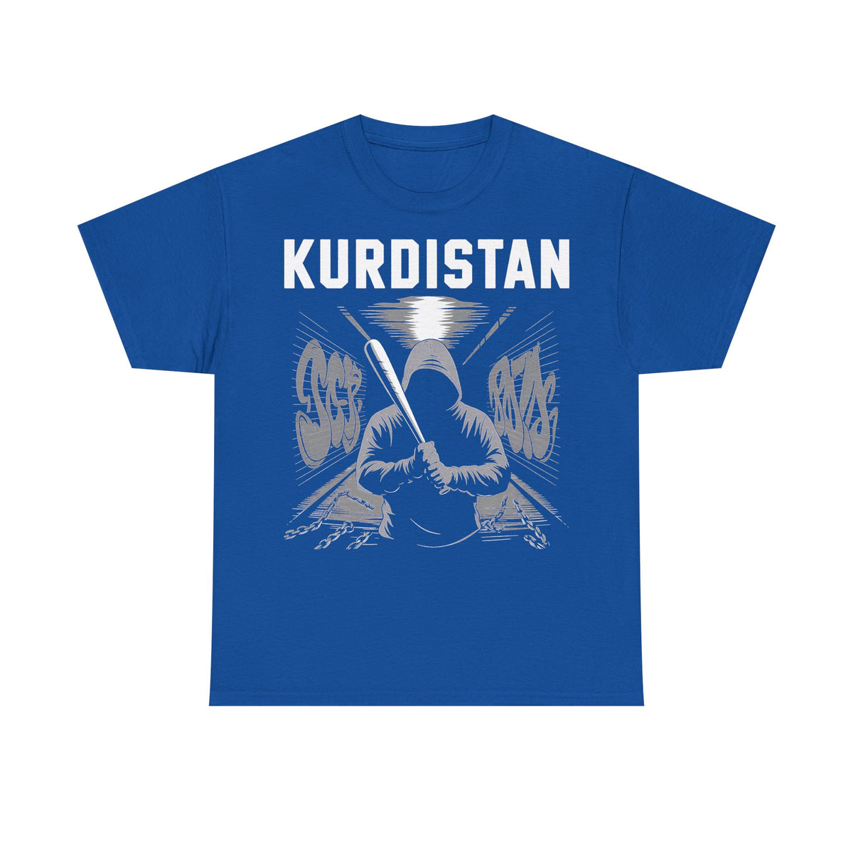 Camiseta unisex con escudo, bandera y regalo para los aficionados del Kurdistán: Azadi, patria
