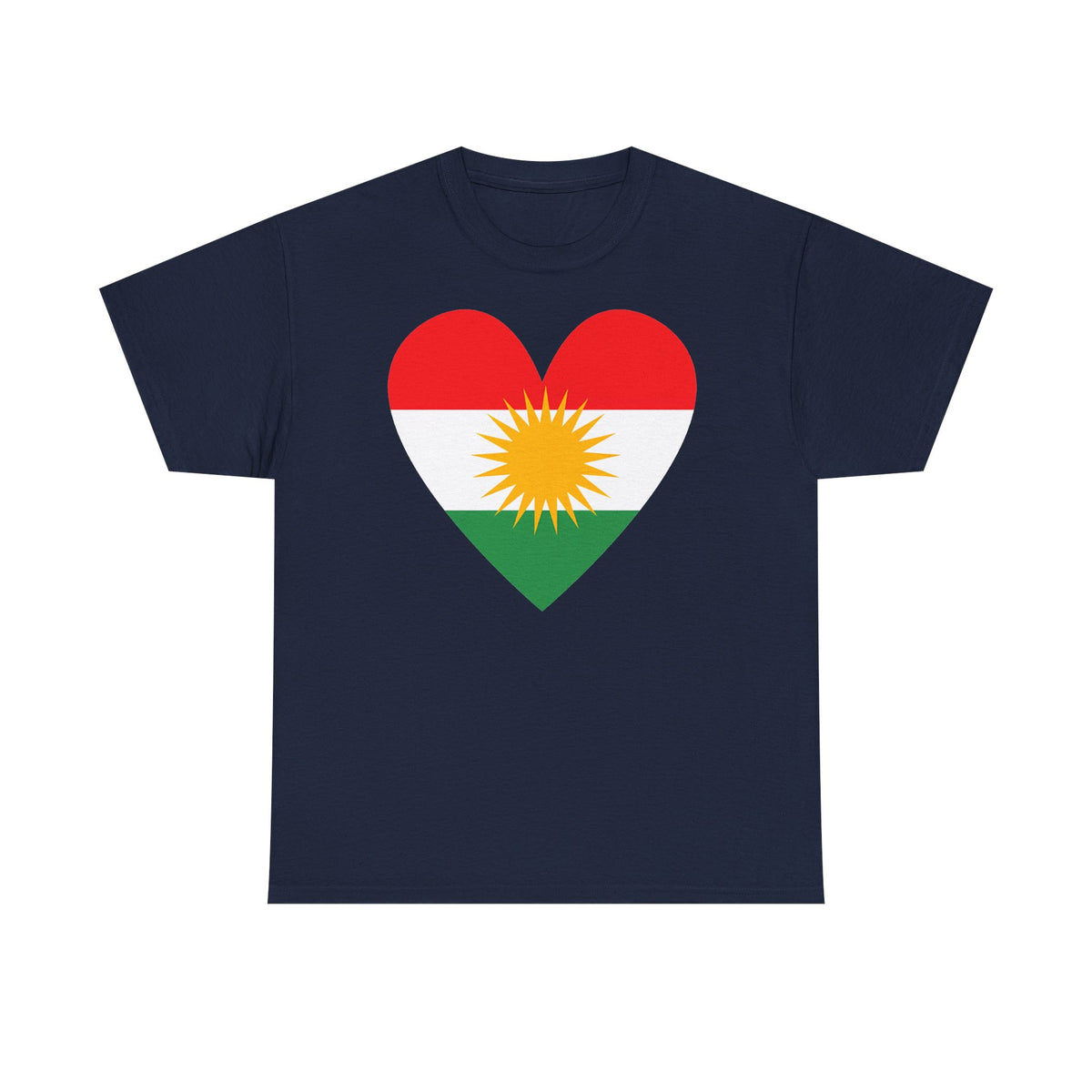 Kurdistán Azadi Escudo Bandera Patria Newroz Regalo - Camiseta unisex