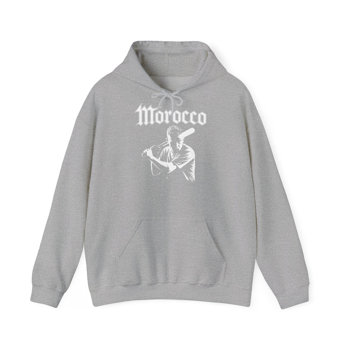 Stemma hooligan del Marocco, bandiera del Marocco, tifoso di calcio, sport, idea regalo - Felpa con cappuccio unisex