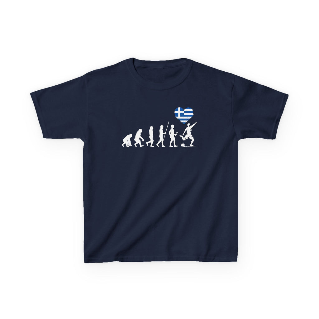 Greece Griechenland Flagge Wappen Heimat Fußball Sport Fan Geschenkidee - Für Kinder & Jugendliche Unisex T-Shirt